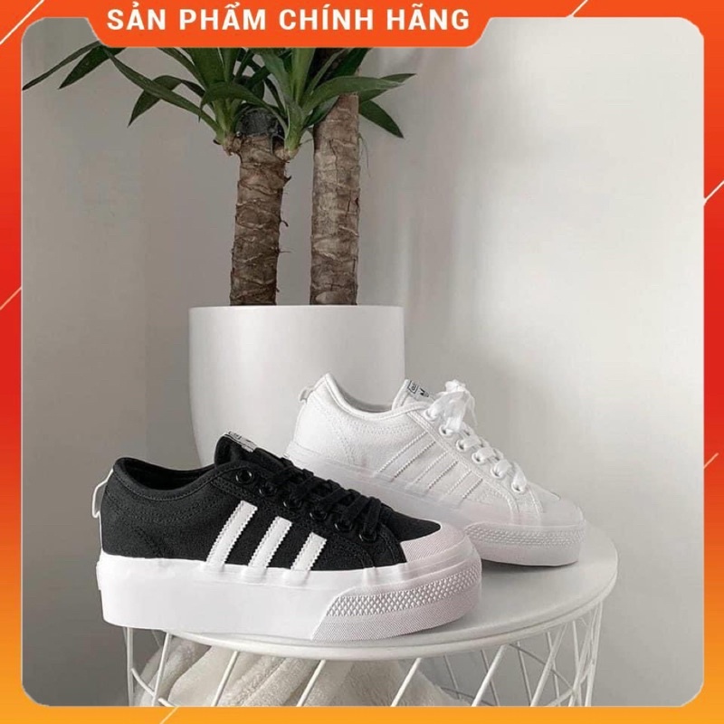 ( 𝙊𝙧𝙙𝙚𝙧 ) Giày Adidas Nizza Flatform CHÍNH HÃNG -Bao check