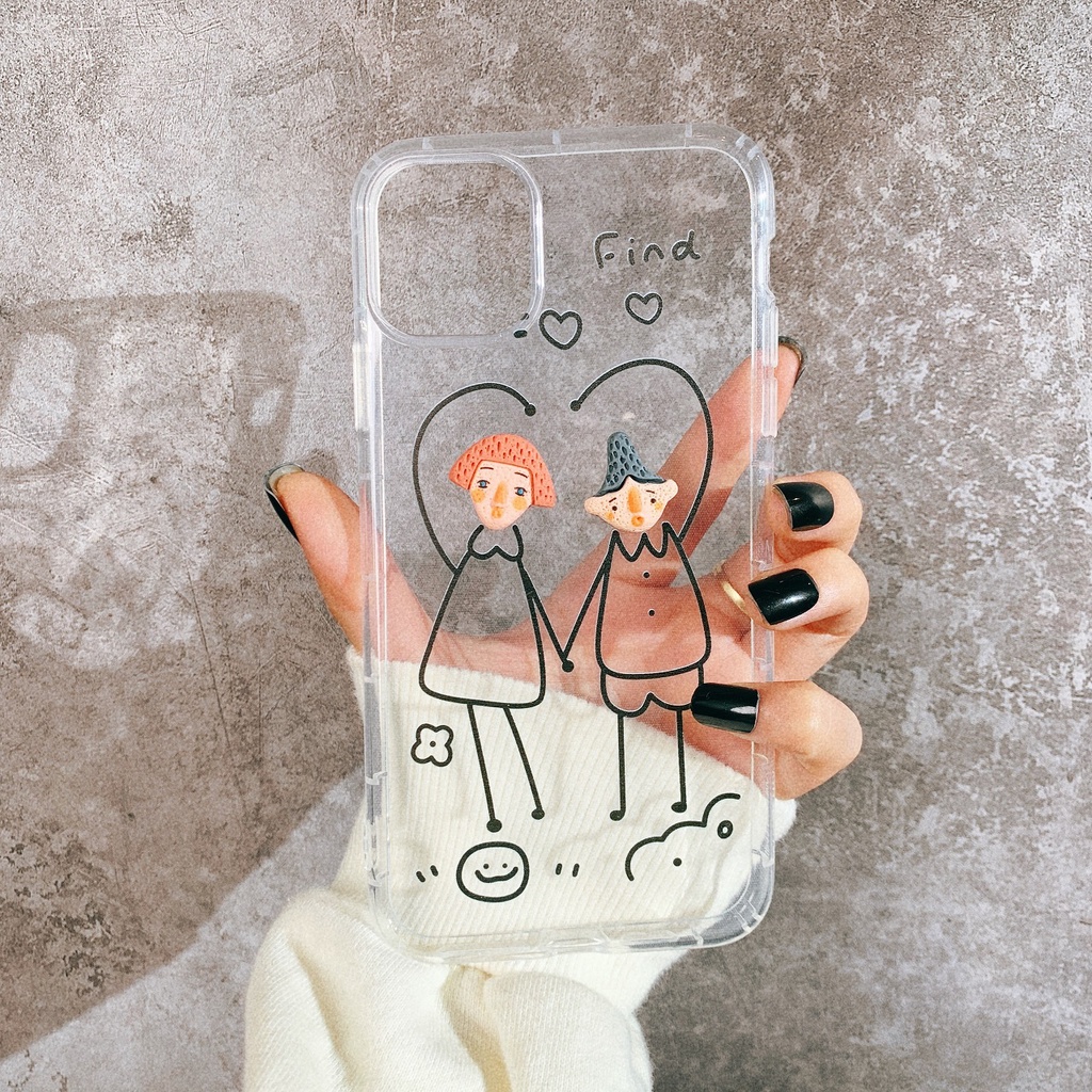 Ốp lưng trong Couple yêu xỉu cho nhiều dòng máy của Iphone/samsung/oppo/realme/xiaomi/vivo