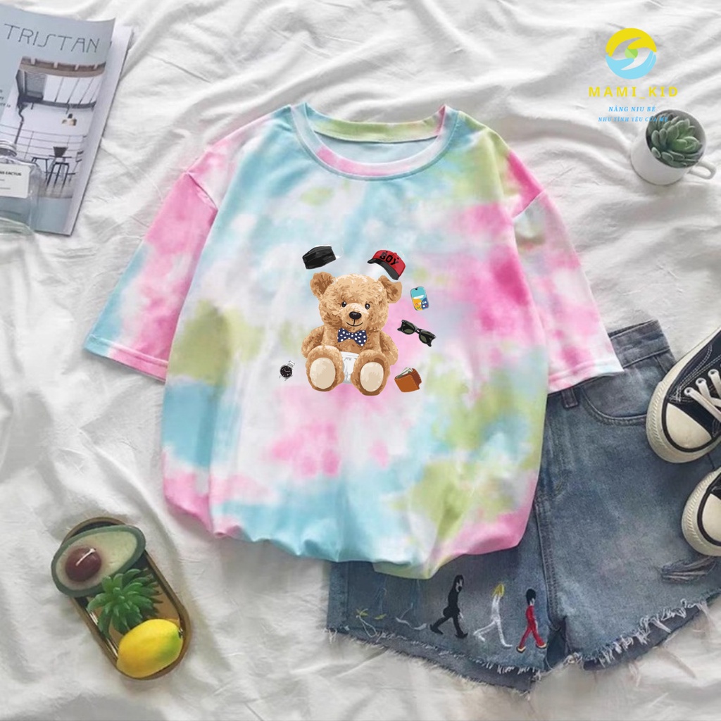 Áo Phông Cho Bé Gái Bé Trai , Áo Thun Loang Cho Bé sành điệu 12-40kg,chất 100% cotton SIÊU CO GIÃN, thấm mồ hôi