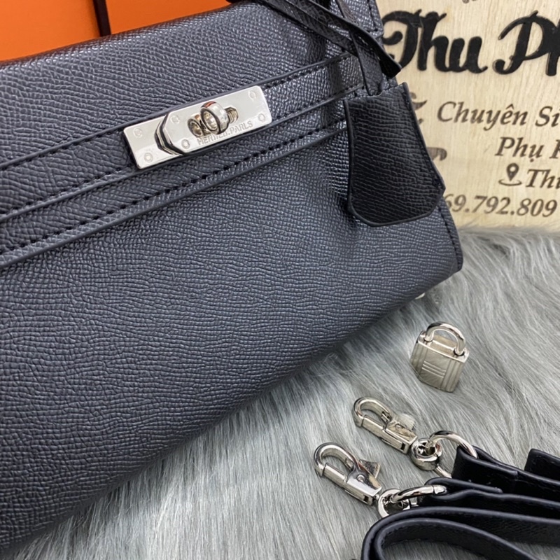 FULLBOX - Túi xách nữ đeo chéo, Túi HM Kelly size 22 hàng quảng châu cao cấp (kèm ảnh - video shop chụp)
