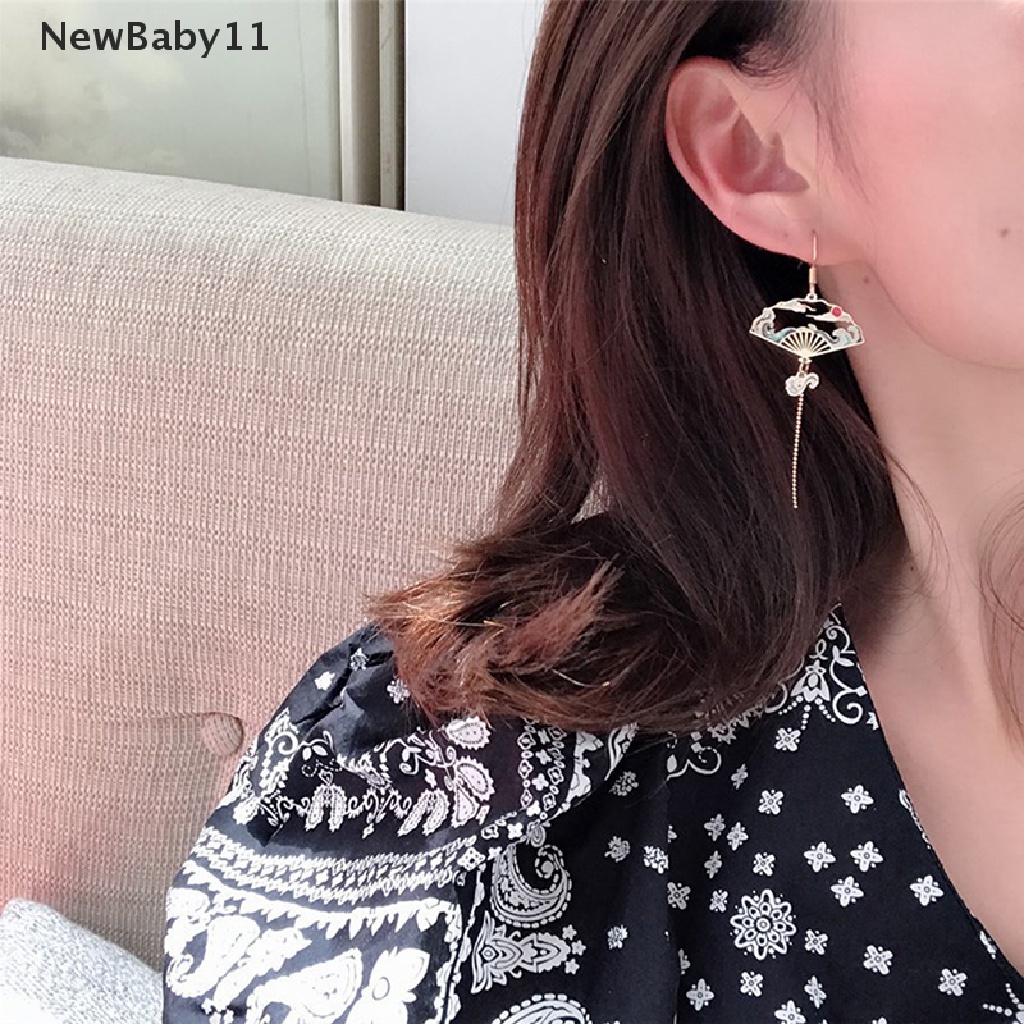 Bông tai hình thỏ/ mèo kiểu bất đối xứng dễ thương dành cho nữ