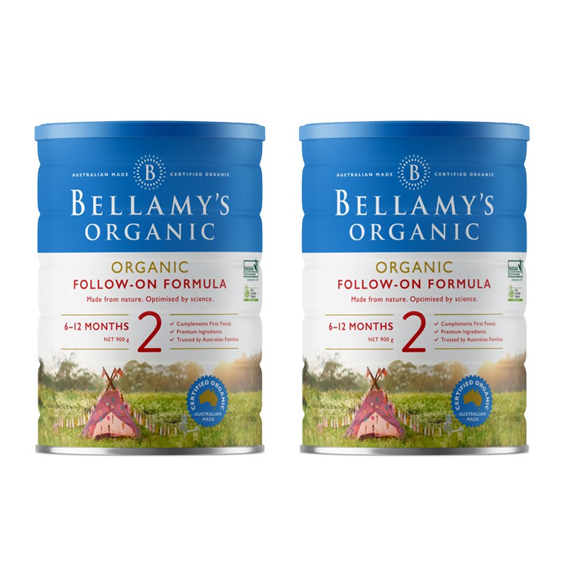 Sữa Bellamy Organic đủ số 1 2 3 4 900g cho bé từ 0-12m chính hãng