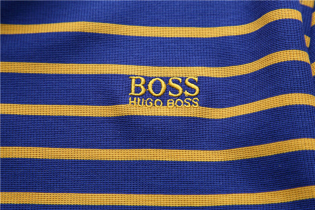 HUGO BOSS Áo Thun Polo Ngắn Tay Họa Tiết Sọc Ngang Thời Trang 2020 Dành Cho Nam