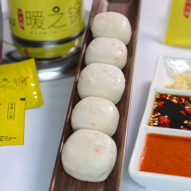 Bánh Bao Hải Sản Cá Viên Nhân Phô Mai Mozzarella Viên Thả Lẩu Malaysia CB