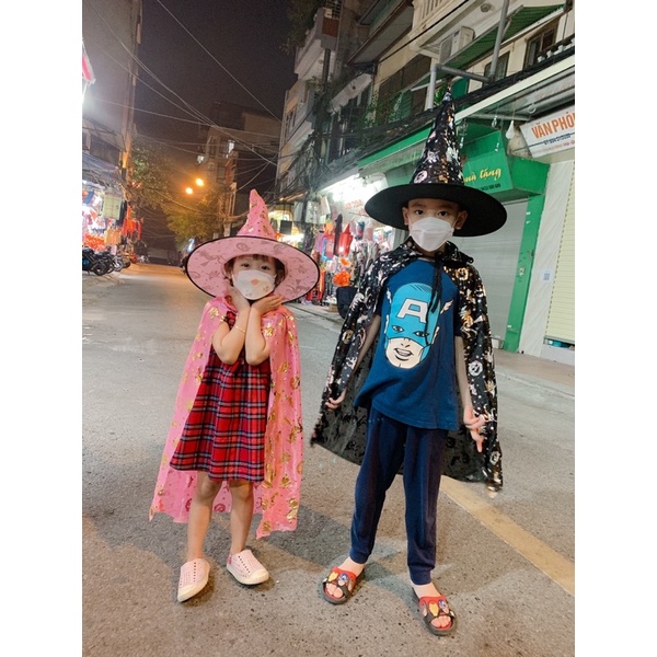 Combo đồ hoá trang Halloween cho bé gồm