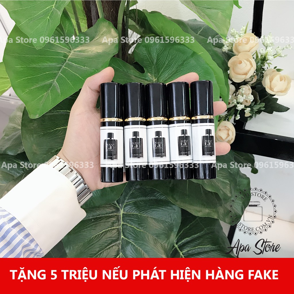 Nước Hoa Nam Acqua Di Gio Profumo Giò Đen Chai 10ml