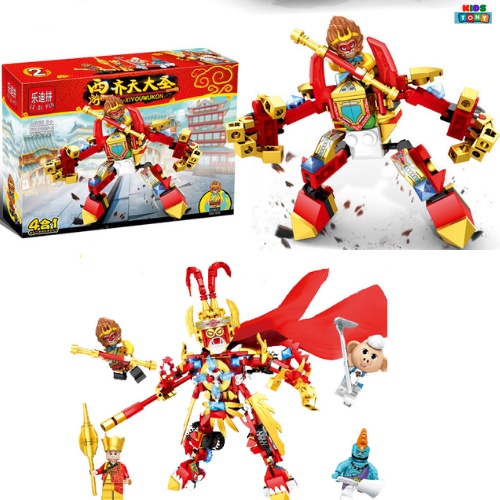 Mô hình đồ chơi  lắp ráp LEGO Tây Du Ký, Tôn Ngộ Không 4 thầy trò đường tăng, siêu chất, quà tặng tuyệt vời cho các bé