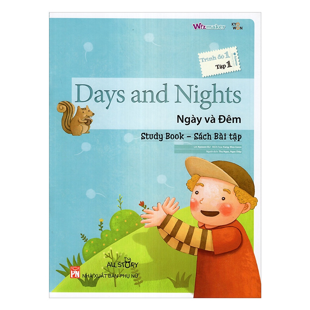 Sách - All Story Trình Độ 1 - Tập 1 - Sách Bài Tập - Days And Nights - Ngày Và Đêm