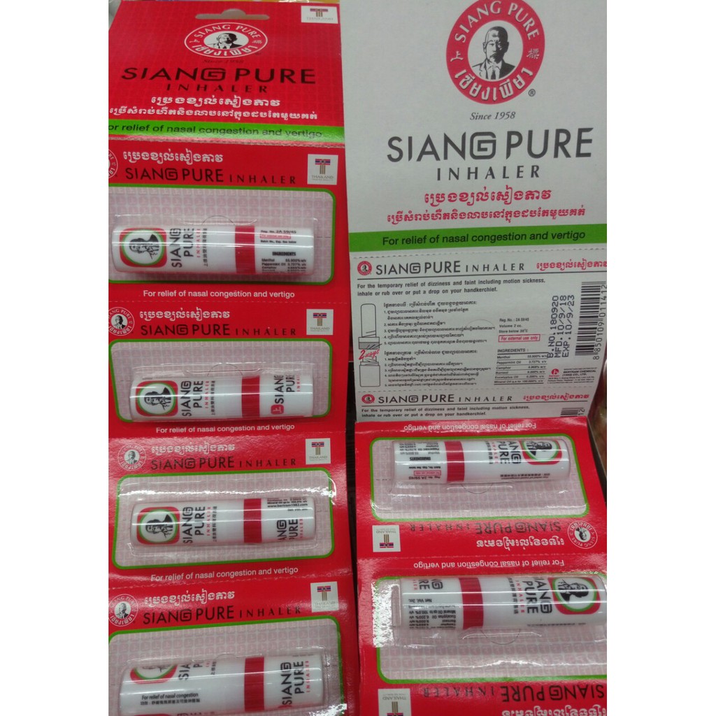 ỐNG HÍT SIANG PURE 2 ĐẦU THÁI LAN