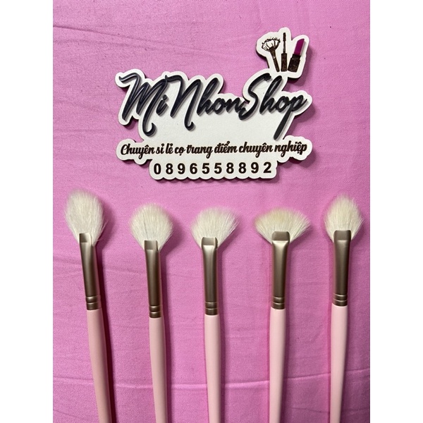 Cọ hight light bắt sáng dạng quạt nhiều phom cải tiến lông tự nhiên