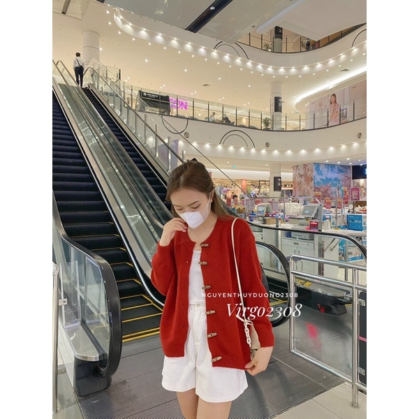 [HÀNG SẴN]ÁO CADIGAN LEN LÔNG KHUY SỪNG HÀNG QUẢNG CHÂU | BigBuy360 - bigbuy360.vn