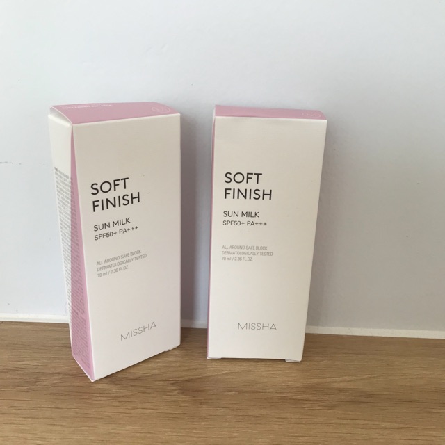 Kem chống nắng missha soft finish spf 50+++
