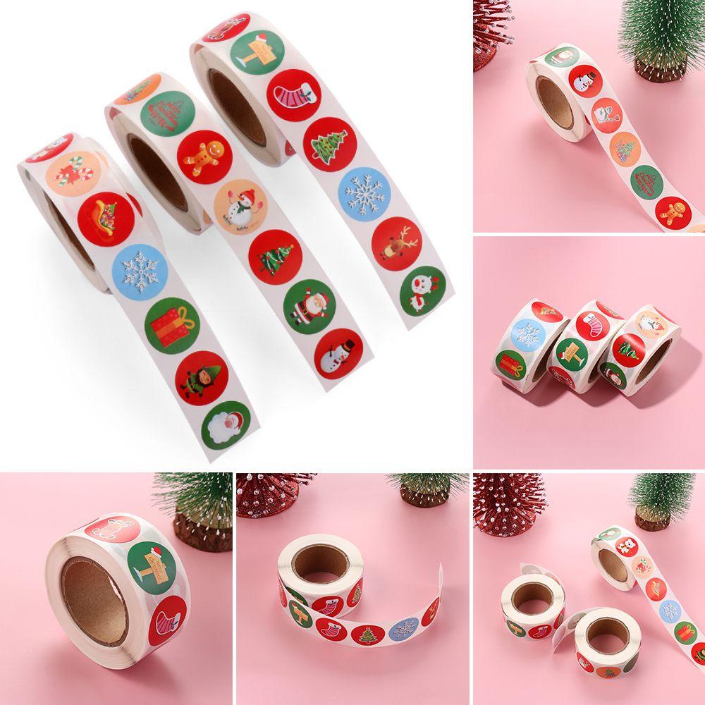 Set 500 Miếng Dán Trang Trí Hộp Quà Giáng Sinh