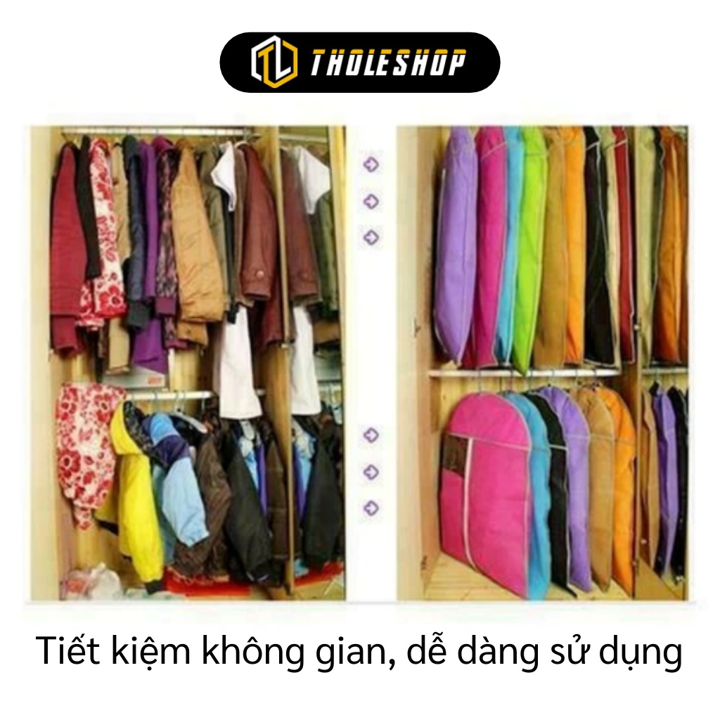 Túi Bọc Quần Áo - Túi Treo Quần Áo Trong Tủ Chống Bụi Bẩn, Ẩm Mốc, Vi Khuẩn Độc Hại  3599