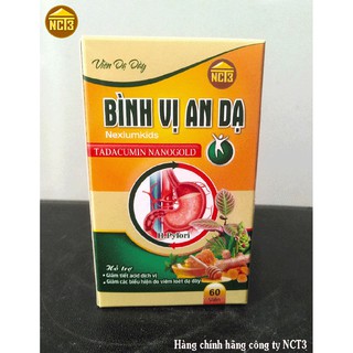 Viên Dạ Dày Bình Vị An Dạ ( 60 viên ) ( Hàng chính hãng công ty NCT3 )