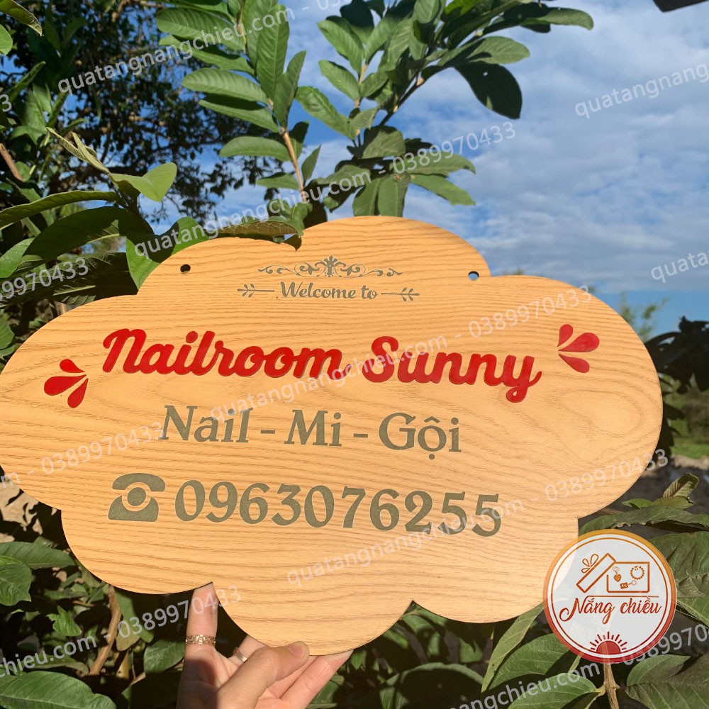 Bảng gỗ treo cửa hàng_ Decor shop bán hàng online_ bảng hiệu xinh giá rẻ