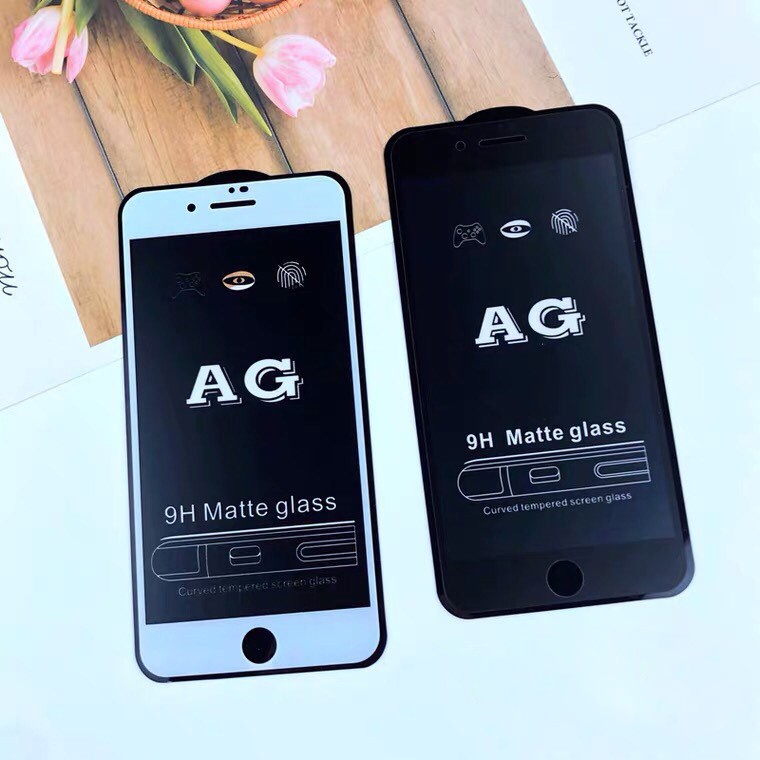 Kính cường lực Chống Vân Tay - mồ hôi AG  dành cho IPHONE ,Siêu phẩm chống bám, chống bẩn,bụi , sước, mồ hôi, Educase