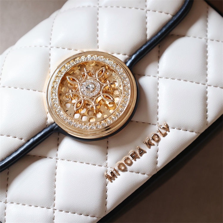 Túi Xách Đeo Vai Kiểu Vuông Nhỏ Phối Dây Xích Thời Trang Mùa Hè Dành Cho Nữ