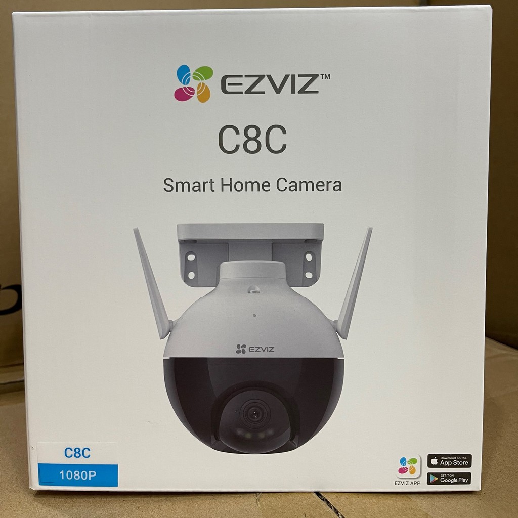 Camera ngoài trời Wifi EZVIZ C8C Full HD 1080P xoay 360 độ Tích hợp AI -Có màu ban đêm | BigBuy360 - bigbuy360.vn