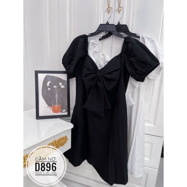 Đầm big size nơ từ 60kg-90kg