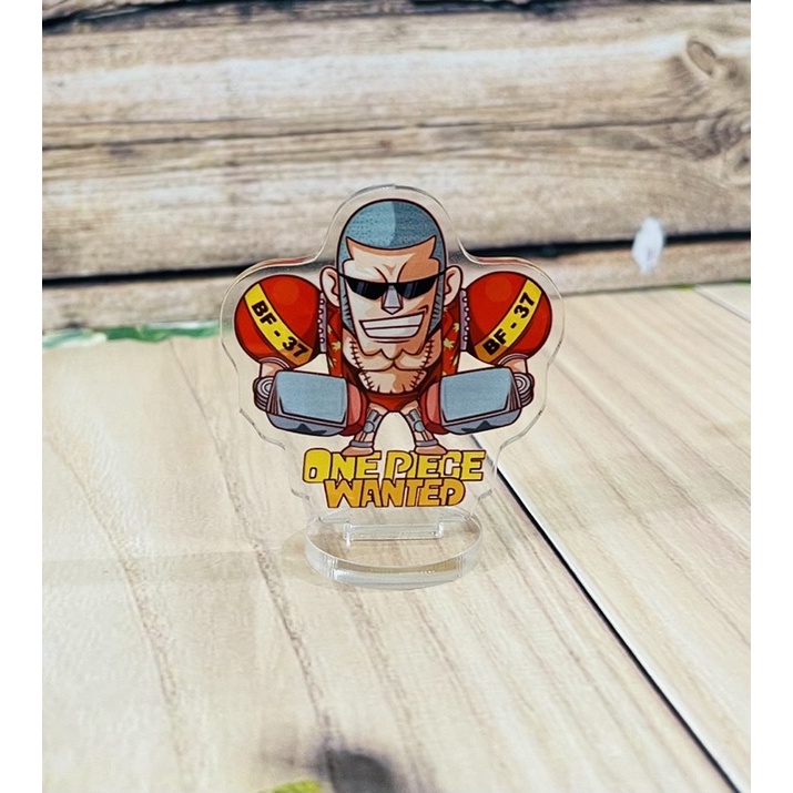 bộ 9 Standee để bàn one piece mica trong/tượng mô hình anime one piece