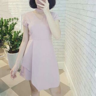 Đầm choker vạt xếp cách điệu