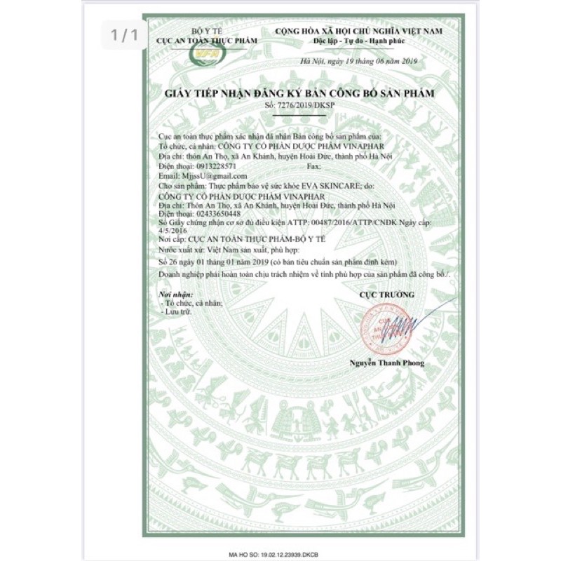 VIÊN UỐNG TRẮNG ĐẸP DA EVA SKIN( hộp 2 lọ/lọ 30v) | BigBuy360 - bigbuy360.vn