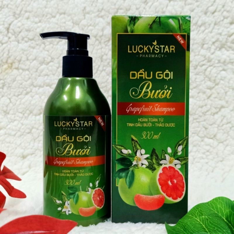 DẦU GỘI BƯỞI CAO CẤP 300 ML LUCKY STAR