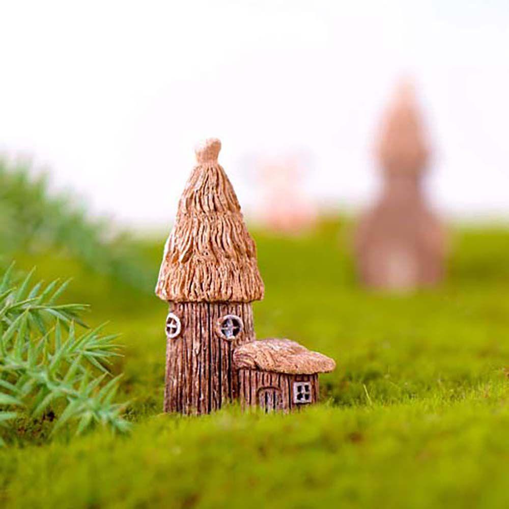 IVORY Mô Hình Ngôi Nhà Knickknacks Bằng Nhựa Resin Dùng Trang Trí DIY