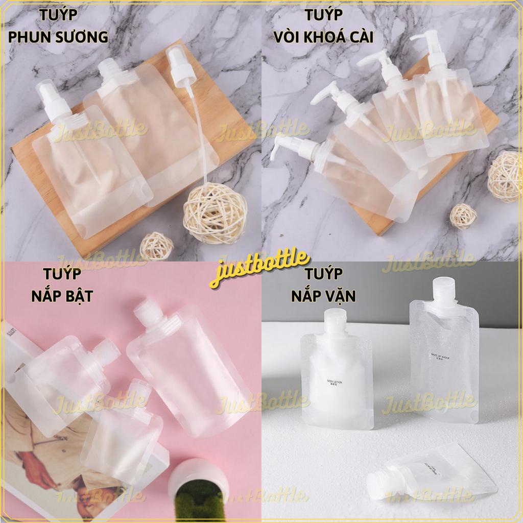 TUÝP CHIẾT MỸ PHẨM NHỰA 30ML 50ML 100ML - TÚI ĐỰNG DẦU GỘI SỮA TẮM / BỘ CHAI TRIẾT MỸ PHẨM DUNG DỊCH MINI NHỎ GỌN
