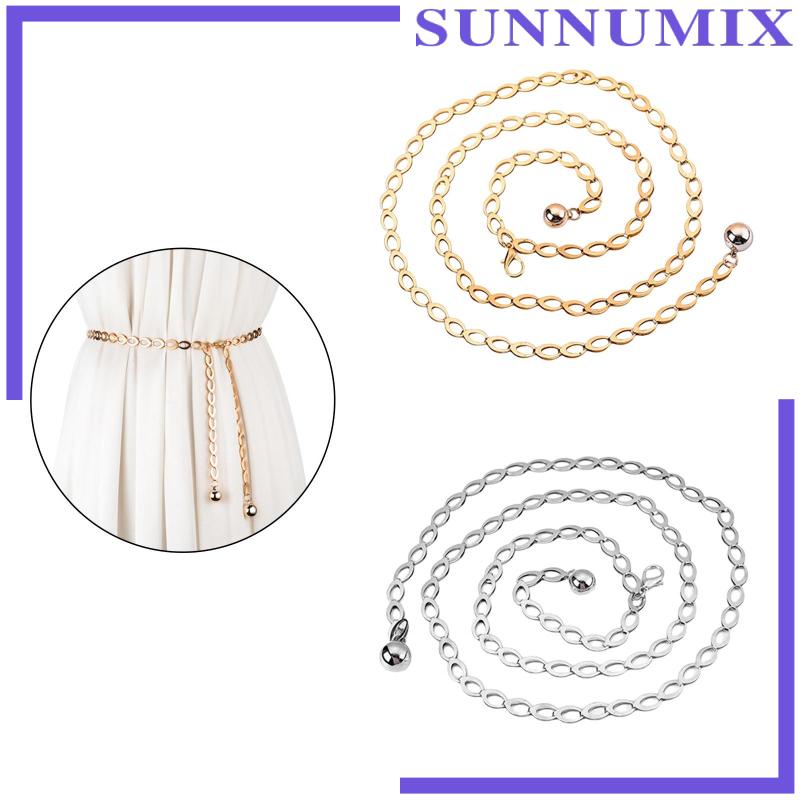 Thắt Lưng Dây Xích Bằng Kim Loại Thời Trang Dành Cho Nữ