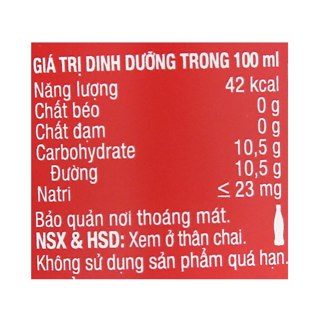 Nước Ngọt Coca Cola 390ml Lốc 6 Chai