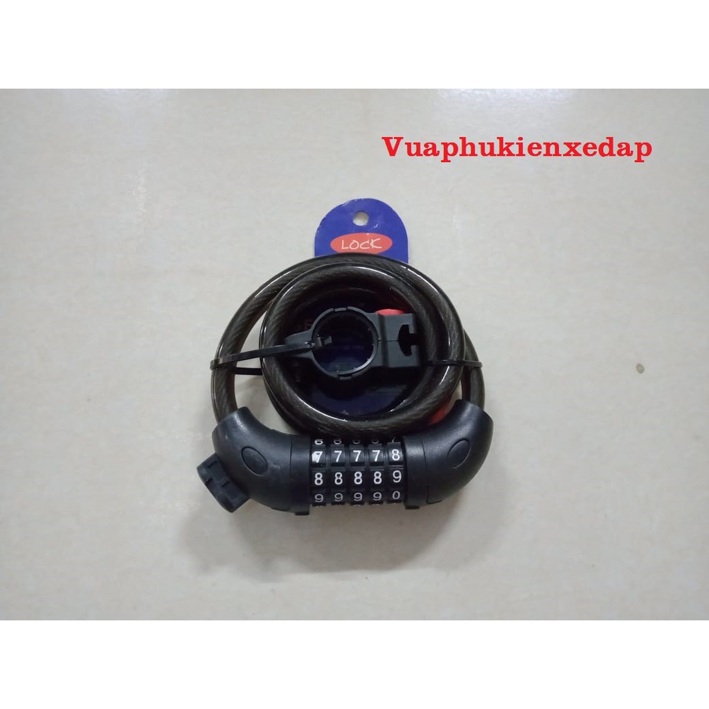 Khóa dây 5 số đổi mã siêu bền - Rẻ nhất HN