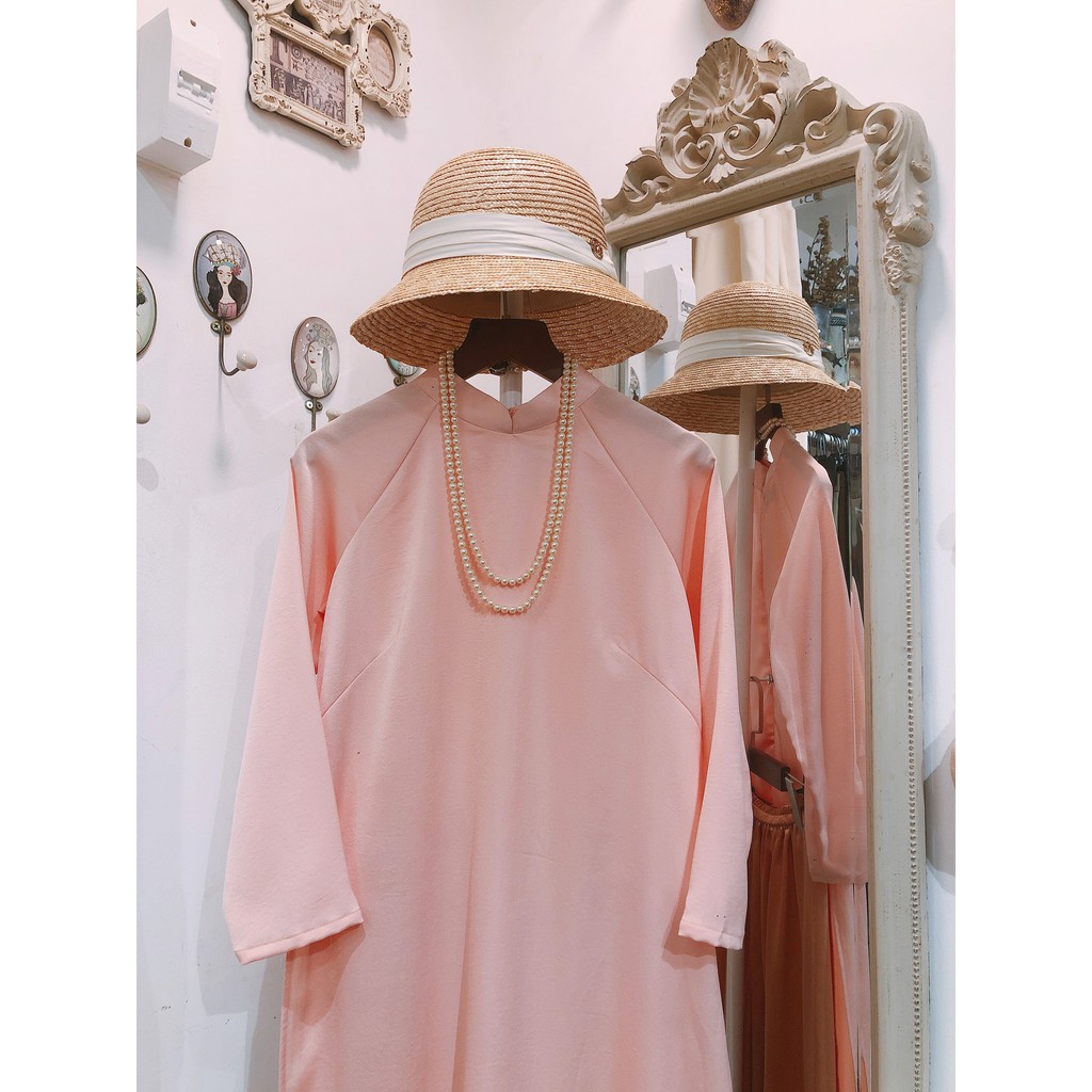 Set Áo dài Rosemary tây thi hồng đào