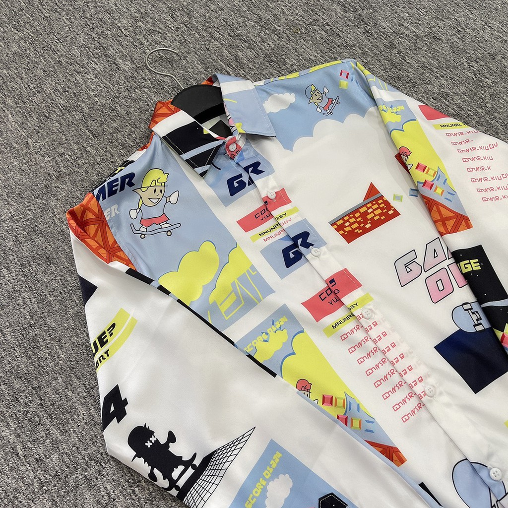 RODI Áo sơ mi nam nữ cao cấp gamer , áo sơ mi nam nữ dài tay - D237 | BigBuy360 - bigbuy360.vn