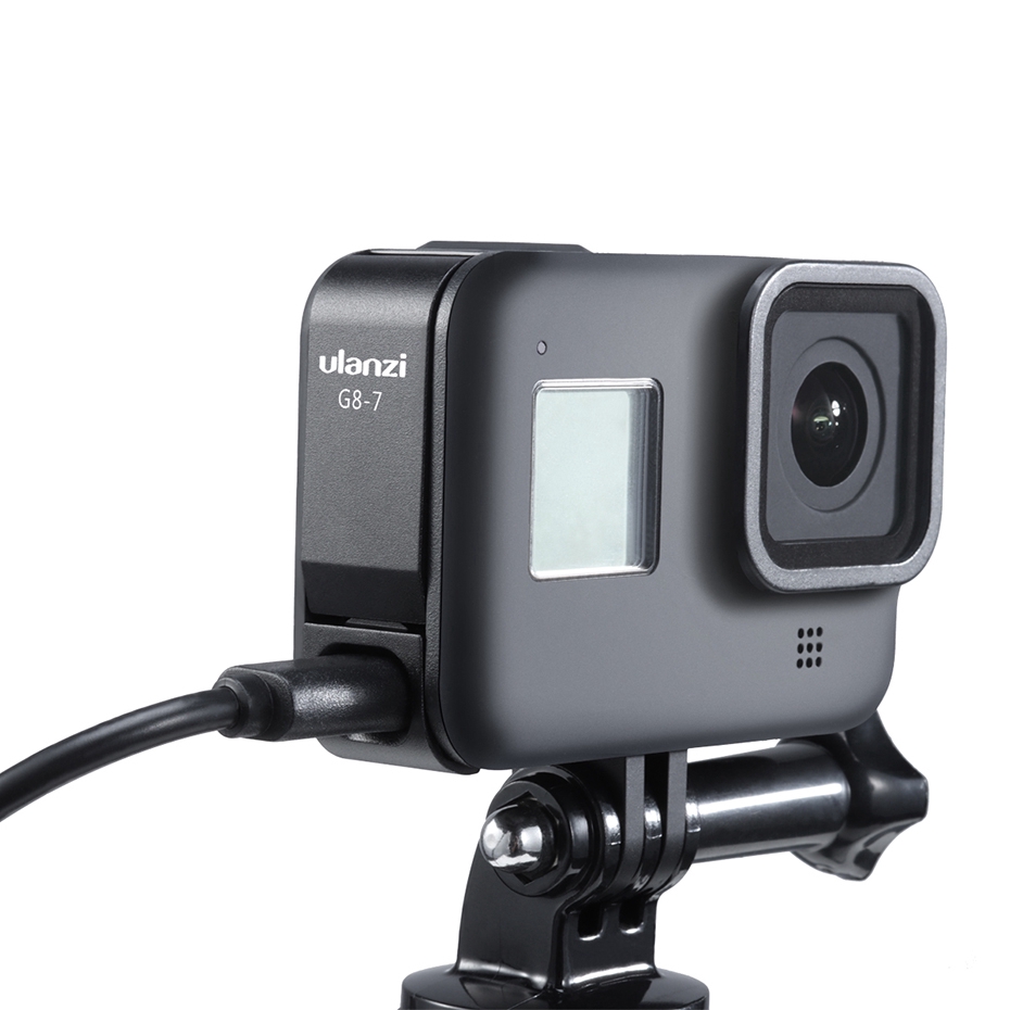 Ulanzi G8-7 GoPro Anh hùng Đen 8 Pin Bìa Nắp Removable Type-C Sạc Cảng bìa cho GOPRO 8