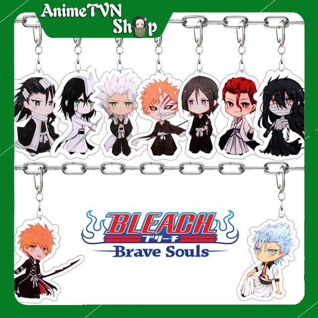 Móc khoá Mica anime Bleach (Sứ Giả Thần Chết) - Nhựa Cứng Acrylic In 2 mặt sắc nét (ảnh thật)