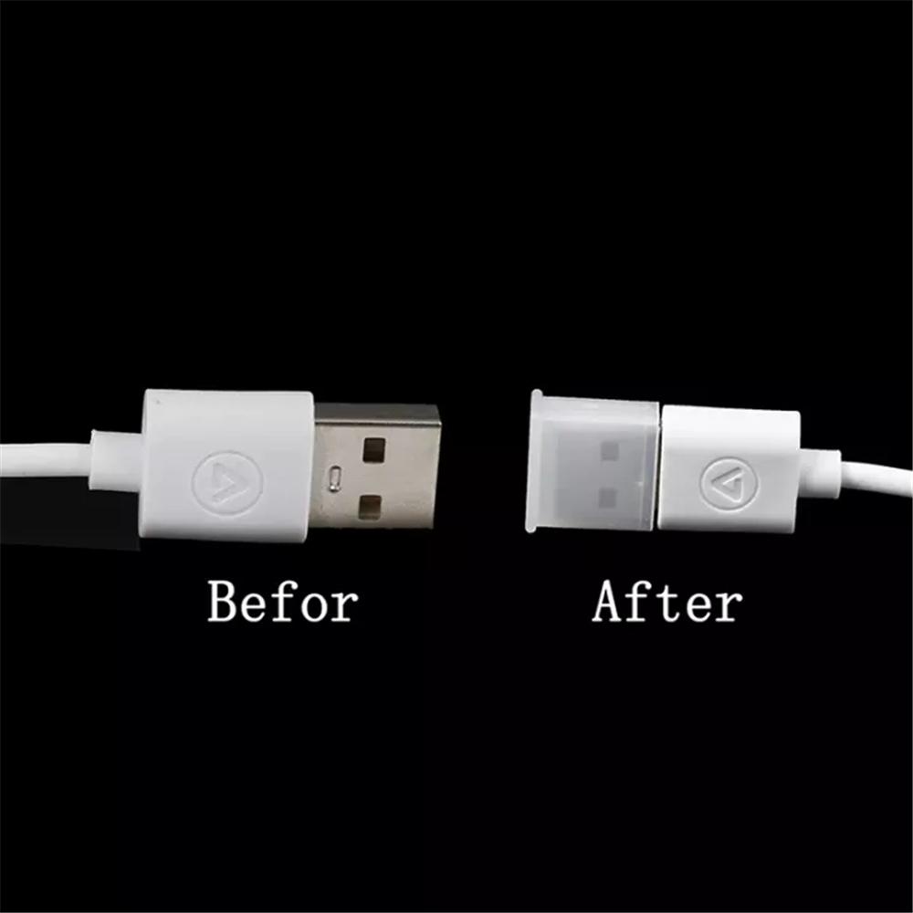 Glenes Set 10 Nắp Đậy Bảo Vệ Cổng Sạc USB 2.0 3.0 Tiện Dụng Ốp