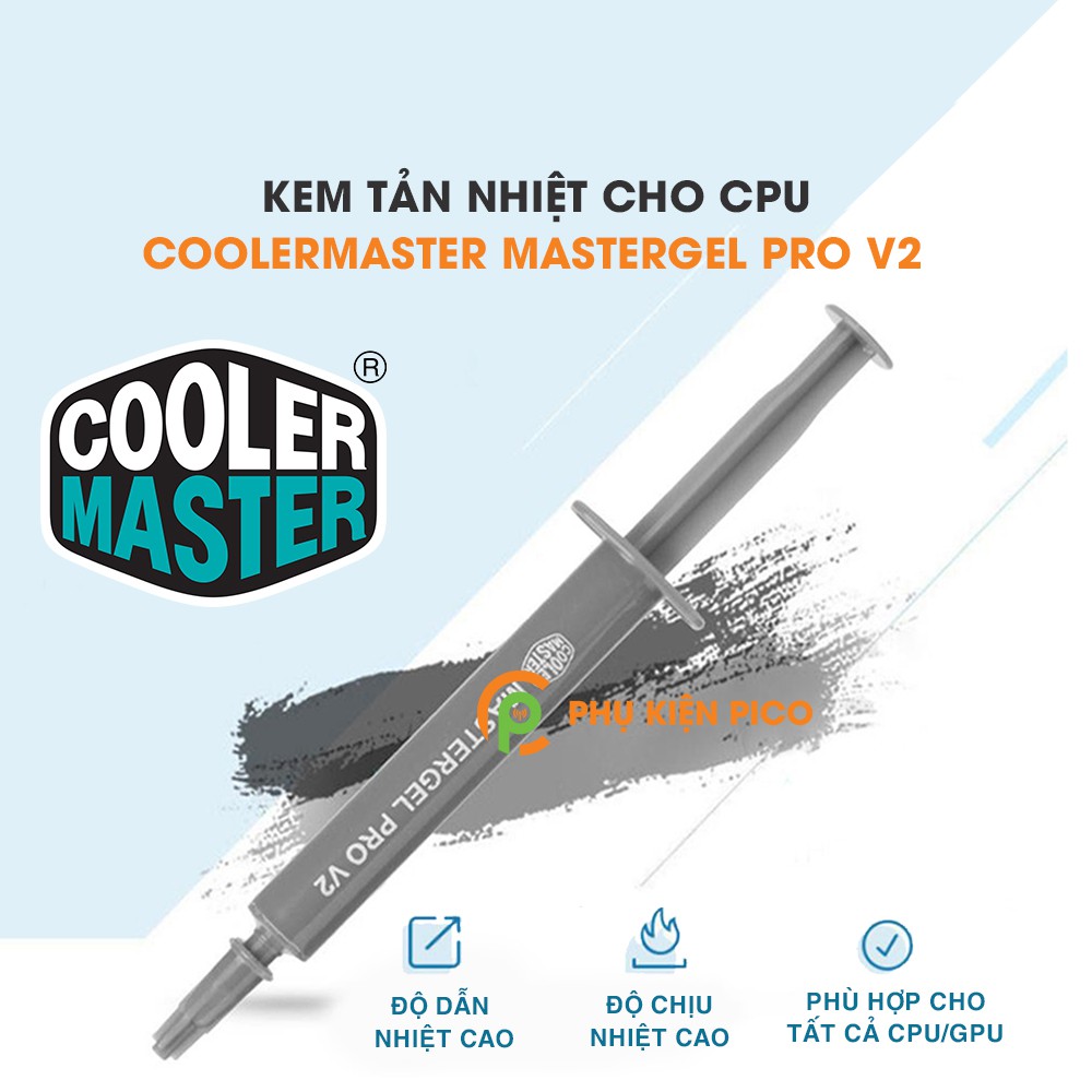 Keo tản nhiệt CPU Cooler Master MasterGel Pro V2 - Kem tản nhiệt CPU MasterGel Pro V2