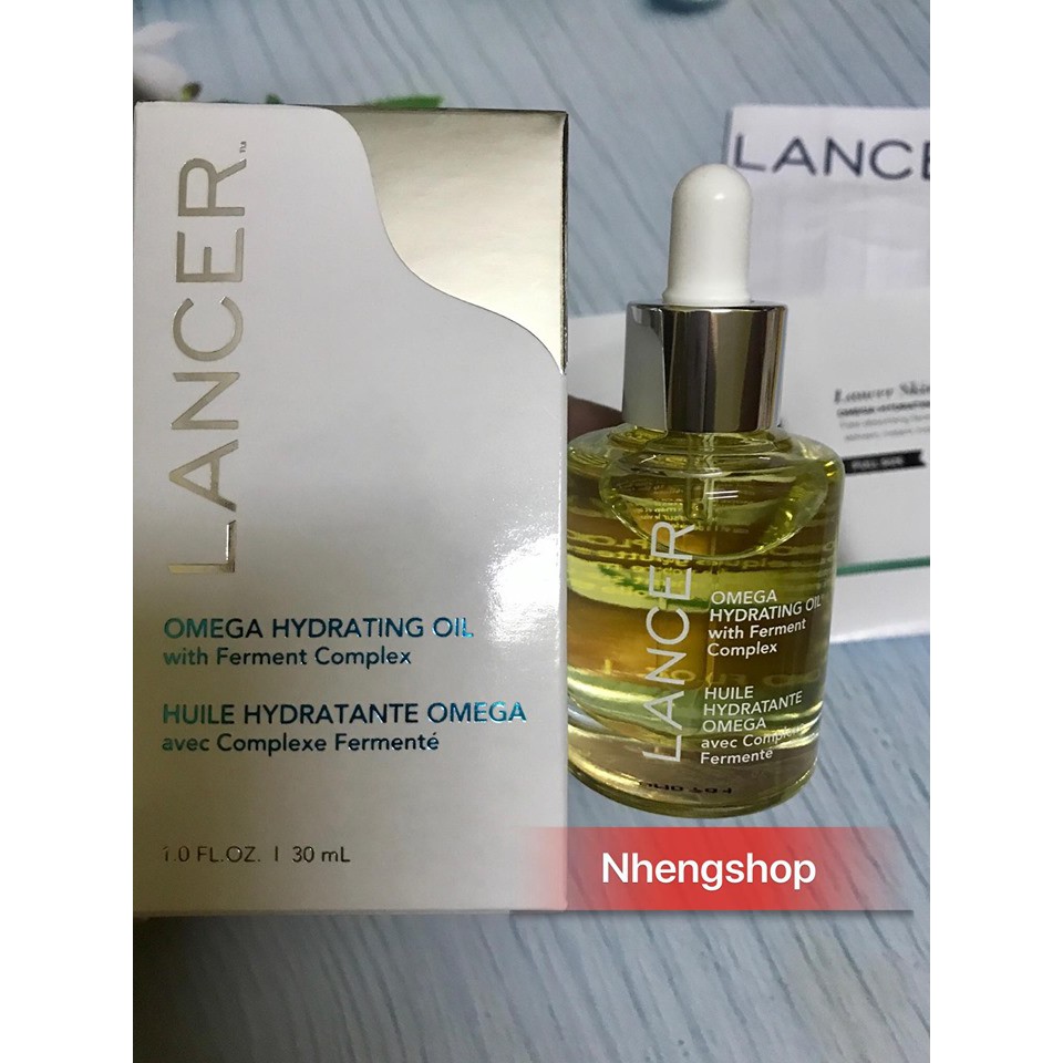 [Fullsize 30ml] Dầu dưỡng da cao cấp LANCER Omega Hydrating Oil