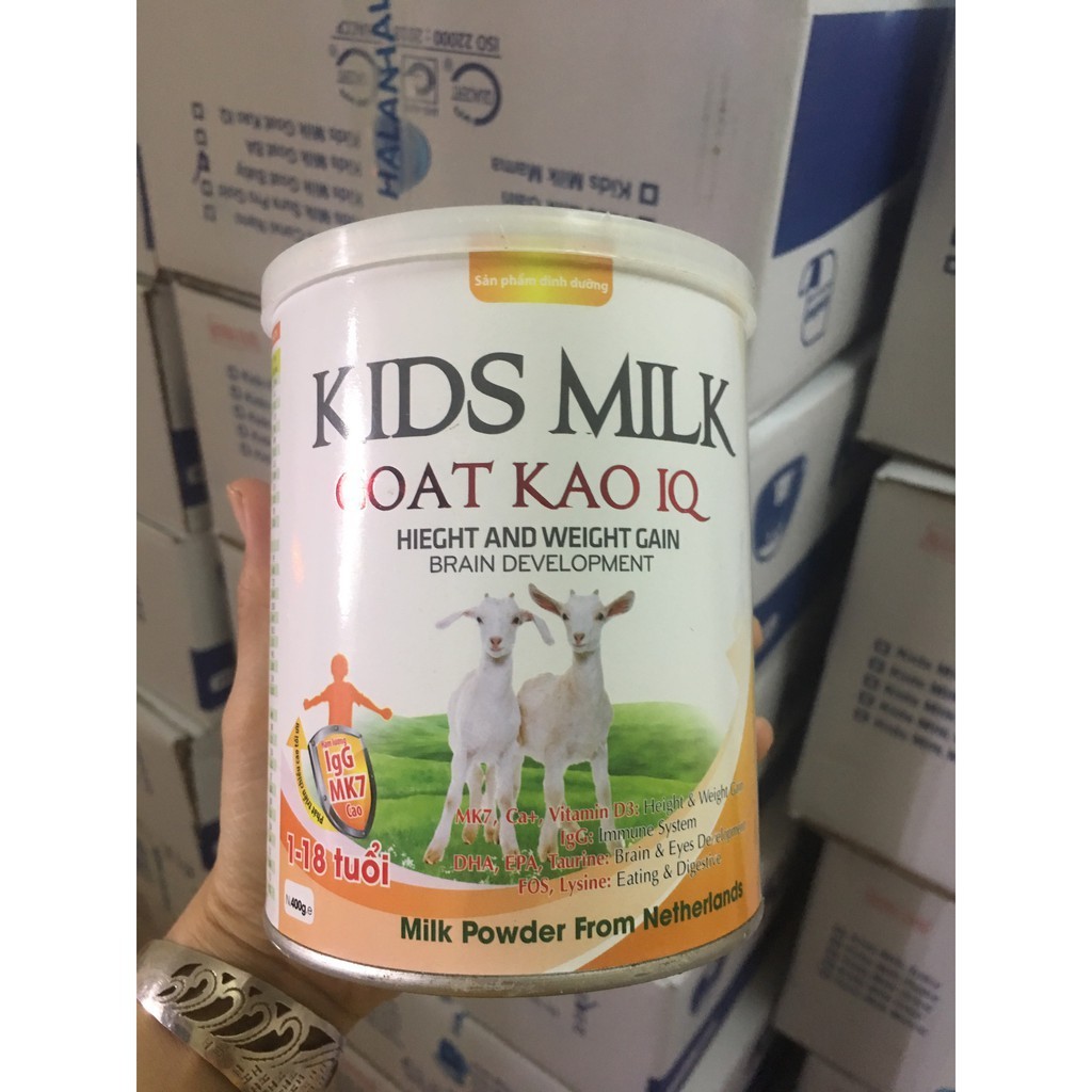 [Mã INCUBACK1416 hoàn 20K xu đơn 50K] Sữa Dê Kids Milk Goat 900g Dinh Dưỡng đủ số