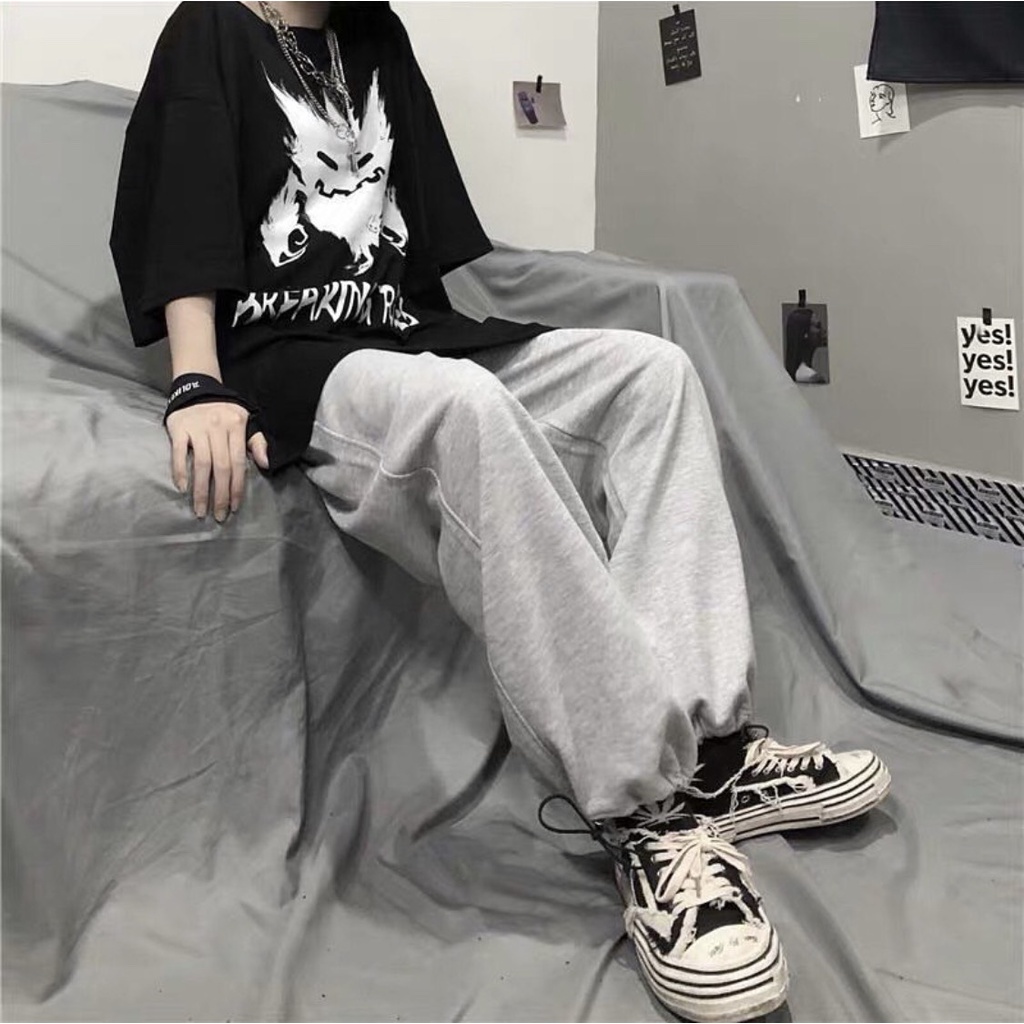 Quần thun ống rộng SIB Clothing rút ống nhiều màu unisex ulzzang SIB034