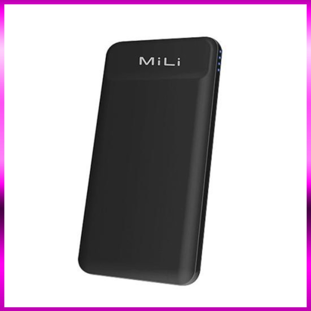 Sạc dự phòng MiLi Power shine II màu đen - SWT12