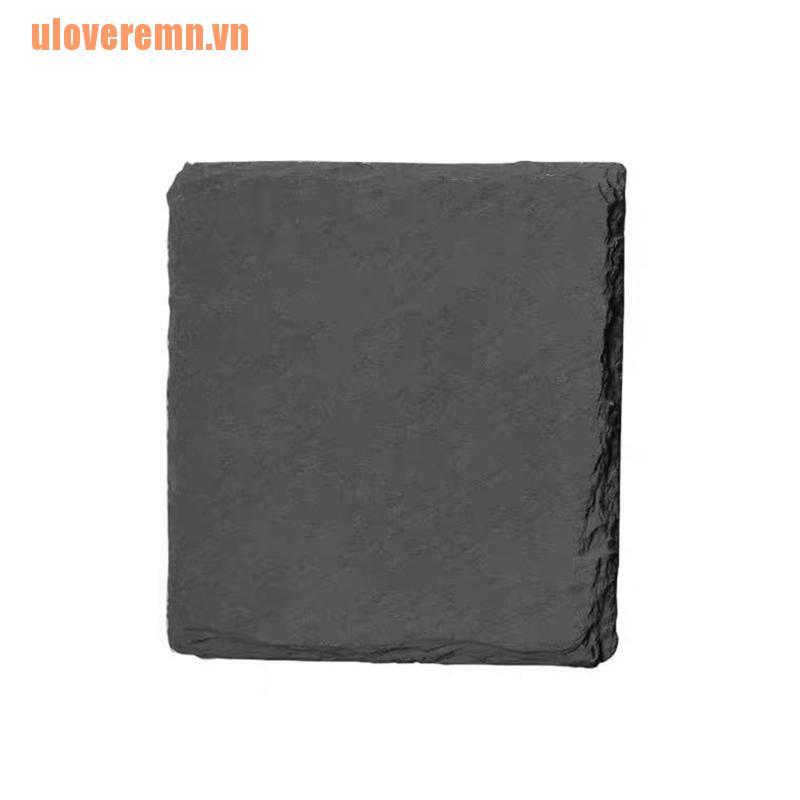 Thảm Lót Cốc Trà Cà Phê Hình Trái Tim Bằng Đá Slate Tự Nhiên
