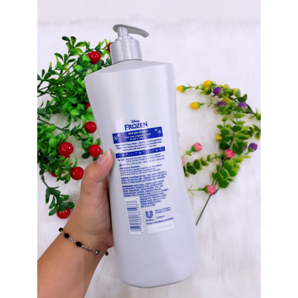 Sữa Tắm Gội Xả SUAVE KIDS DISNEY FROZEN