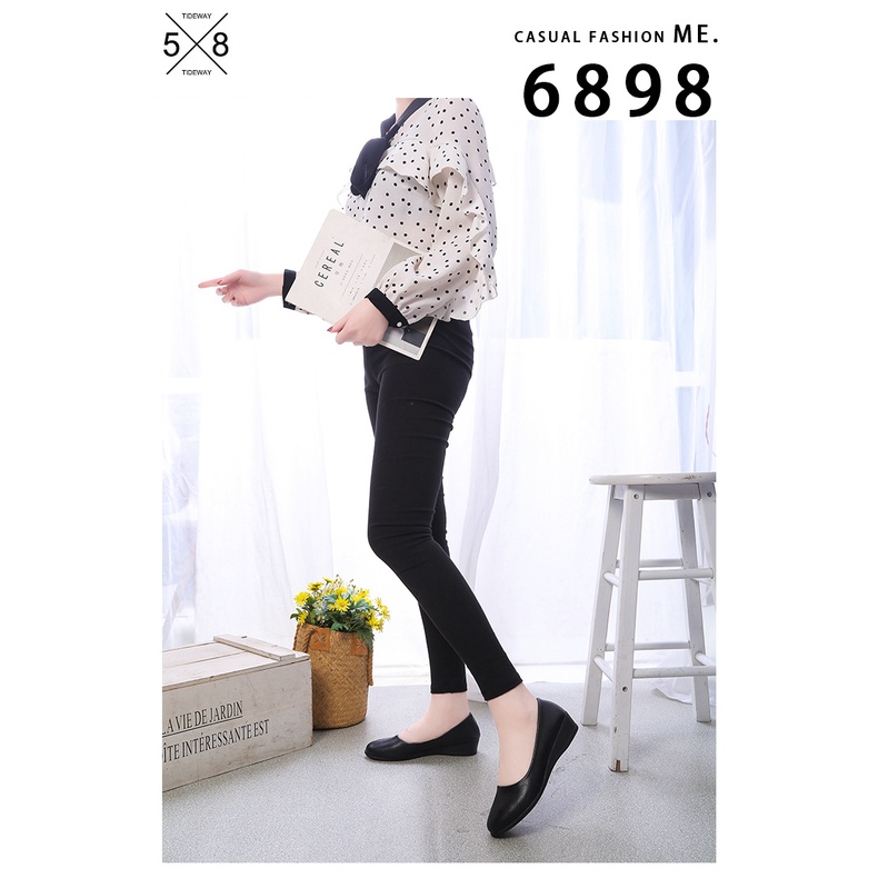 Giày Búp Bê Mũi Tròn Đế Mềm Chống Trượt Thoải Mái Dành Cho Nữ