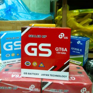 Bình ắc quy khô gs xe sirius, wave...