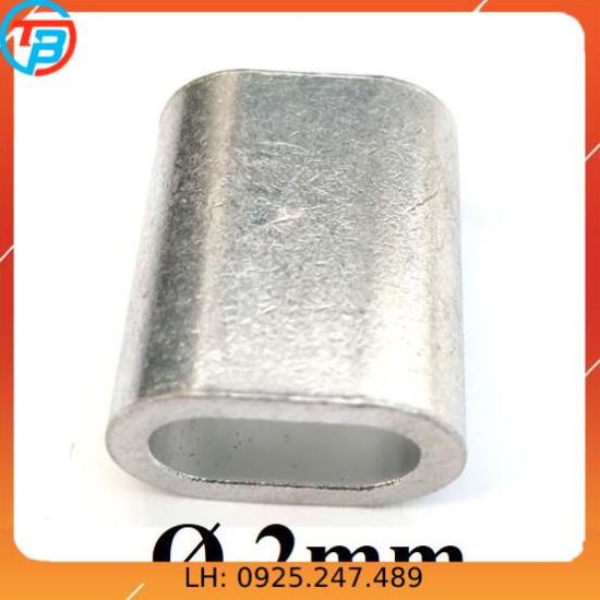 Cốt nhôm đầu nhôm khóa dây cáp [ Phi 2mm ] CÁP THÉP Thái Bình VinàN