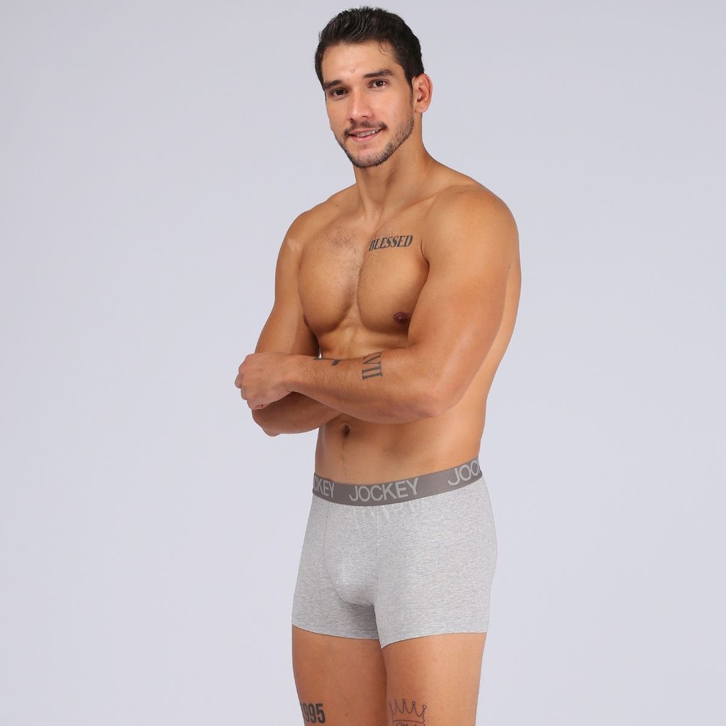 Quần Lót Nam Thun Cotton Jockey Dáng Trunk Boxer Co Giãn Thoải Mái - J1247