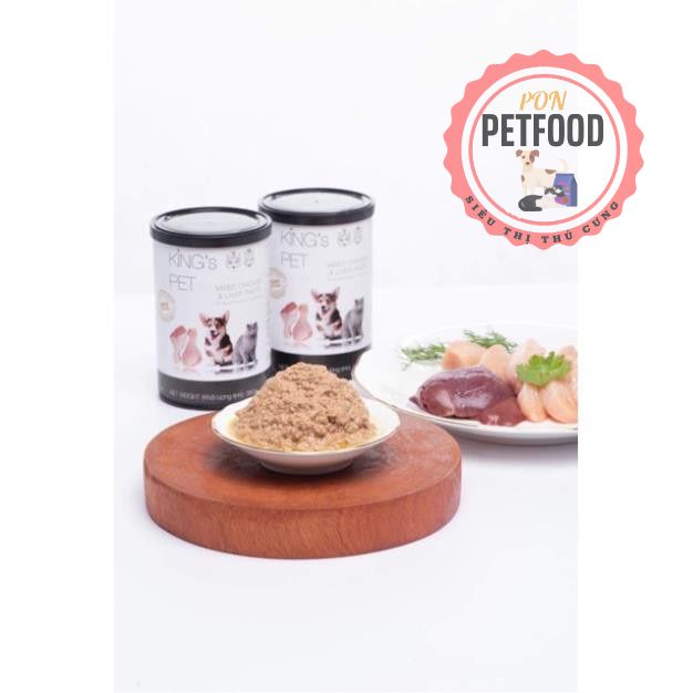 Pate King’s Pet lon 380g thức ăn cho cún và mèo